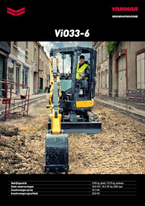 Mini bageri Yanmar VIO 33-6 CR
