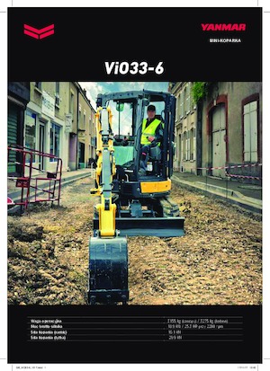 Mini bageri Yanmar VIO 33-6 CR