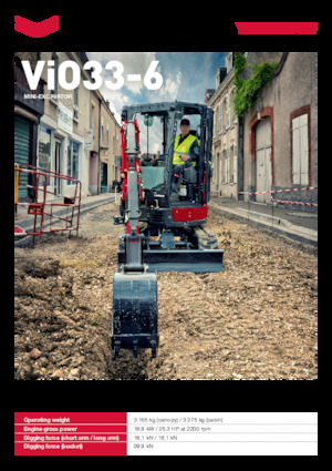 Mini bageri Yanmar ViO33-6 