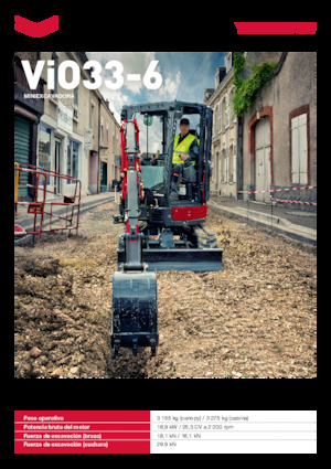 Mini bageri Yanmar ViO33-6 