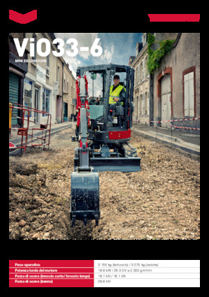 Mini bageri Yanmar ViO33-6 