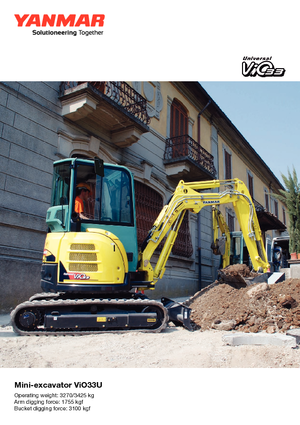 Mini bageri Yanmar VIO 33 U