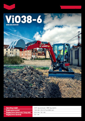 Mini bageri Yanmar ViO38-6 