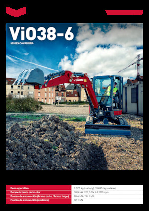 Mini bageri Yanmar ViO38-6 