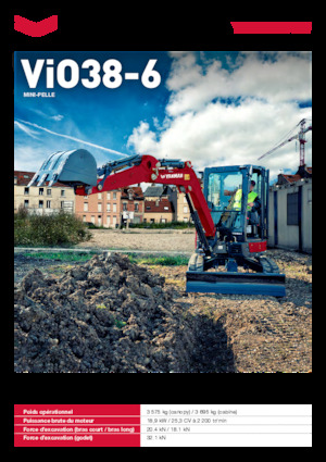 Mini bageri Yanmar ViO38-6 