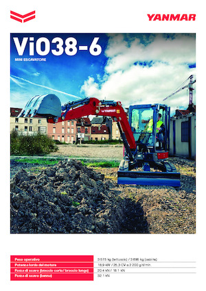 Mini bageri Yanmar ViO38-6 