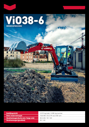 Mini bageri Yanmar ViO38-6 