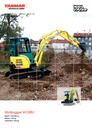 Mini bageri Yanmar VIO 38 U