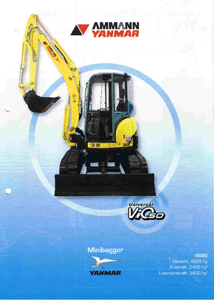Mini bageri Yanmar VIO 50 Univ