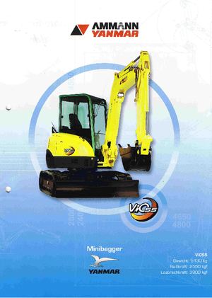Mini bageri Yanmar VIO 55