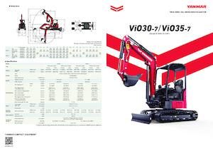 Mini bageri Yanmar Vio30-7 