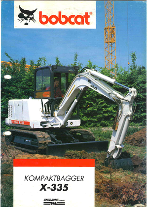 Mini bageri Bobcat X 335
