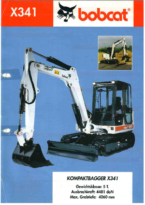 Mini bageri Bobcat X 341