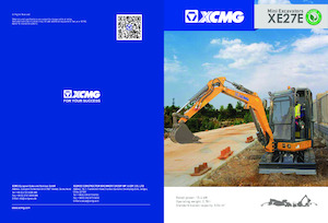 Mini bageri XCMG XE27E Cabin