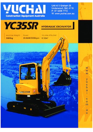 Mini bageri Yuchai YC35SR
