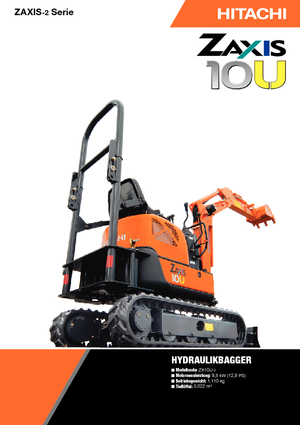 Mini bageri Hitachi ZX10U-2