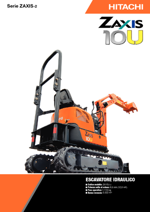 Mini bageri Hitachi ZX10U-2