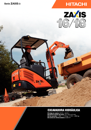 Mini bageri Hitachi ZX 18-3