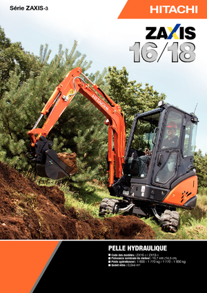 Mini bageri Hitachi ZX 18-3