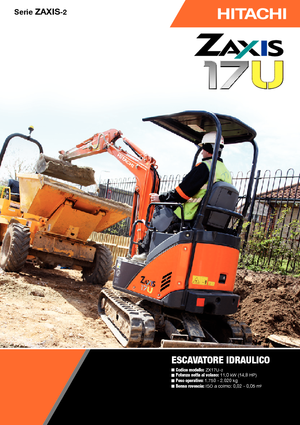 Mini bageri Hitachi ZX 17 U-2