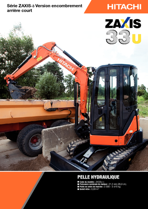 Mini bageri Hitachi ZX 33 U 3
