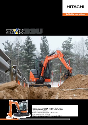 Mini bageri Hitachi ZX33U-5A