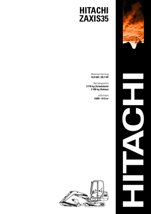 Mini bageri Hitachi ZX 35 U-2