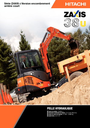 Mini bageri Hitachi ZX 38 U 3