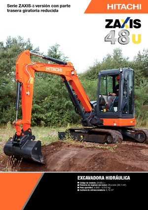 Mini bageri Hitachi ZX 48 U 3