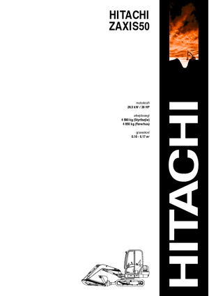 Mini bageri Hitachi ZX 50