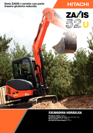 Mini bageri Hitachi ZX 52 U 3