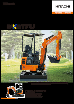 Mini bageri Hitachi ZX17U-5A