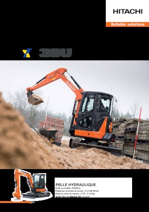 Mini bageri Hitachi ZX38U-5A
