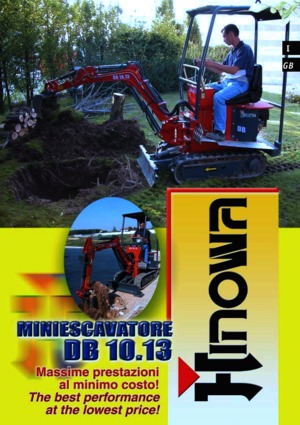 Mini bageri Hinowa DB 10.13