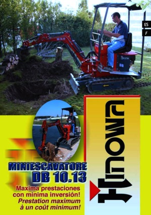 Mini bageri Hinowa DB 10.13
