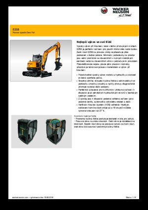 Mini bageri Wacker Neuson EZ53