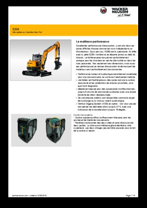 Mini bageri Wacker Neuson EZ53
