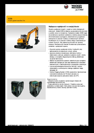Mini bageri Wacker Neuson EZ53