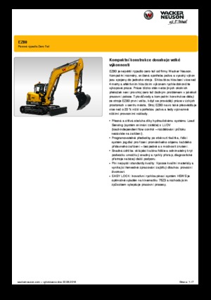 Bageri gusjeničari Wacker Neuson EZ80