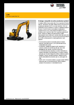 Bageri gusjeničari Wacker Neuson EZ80