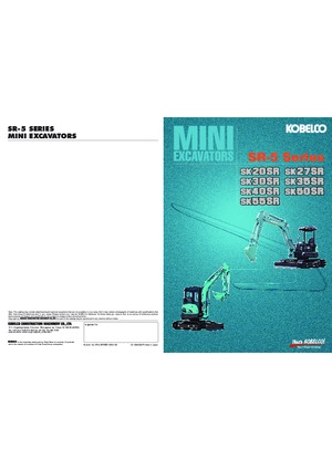 Mini bageri Kobelco SK 35 SR 5