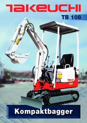 Mini bageri Takeuchi TB 108 Hybrid