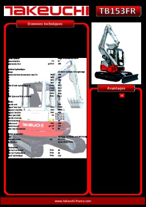 Mini bageri Takeuchi TB 153 FR