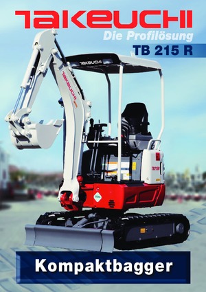 Mini bageri Takeuchi TB 215 R
