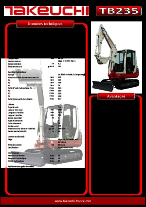 Mini bageri Takeuchi TB 235