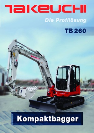 Mini bageri Takeuchi TB 260