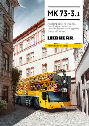 Pokretne dizalice - Rešetkasta grana Liebherr MK 73-3.1