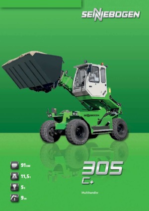 Pokretne dizalice - Teleskopska grana Sennebogen 305 C+