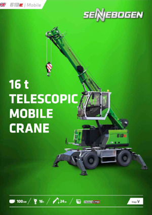 Pokretne dizalice - Teleskopska grana Sennebogen 613E