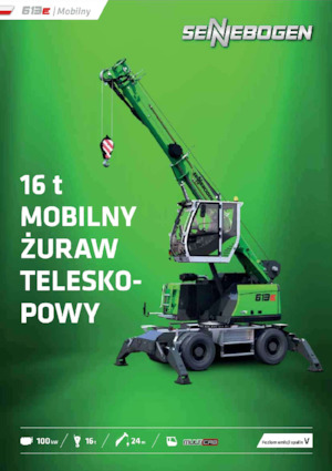 Pokretne dizalice - Teleskopska grana Sennebogen 613E